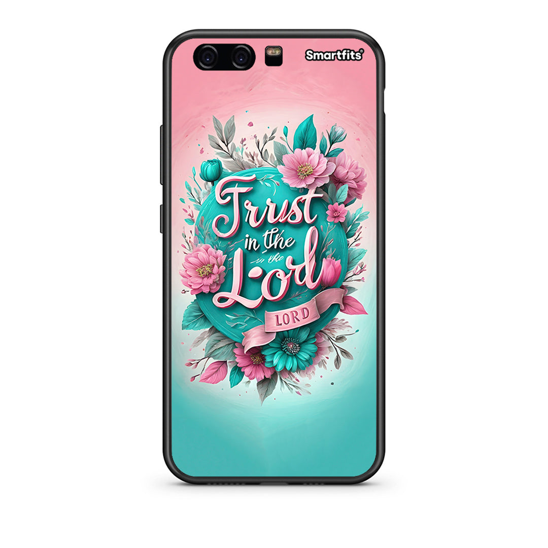 Huawei P10 Lite Lord Trust θήκη από τη Smartfits με σχέδιο στο πίσω μέρος και μαύρο περίβλημα | Smartphone case with colorful back and black bezels by Smartfits