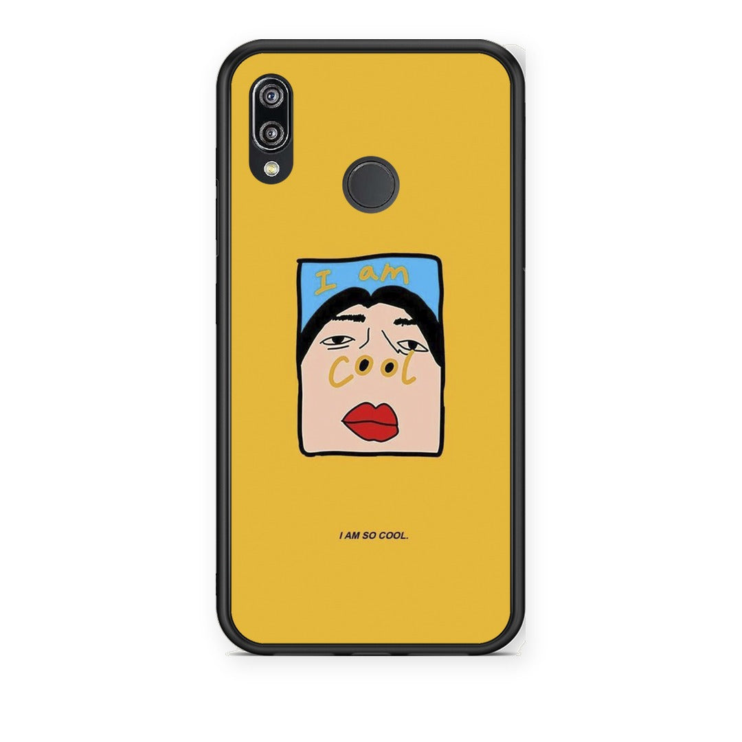 Θήκη Huawei P20 Lite So Cool από τη Smartfits με σχέδιο στο πίσω μέρος και μαύρο περίβλημα | Huawei P20 Lite So Cool case with colorful back and black bezels