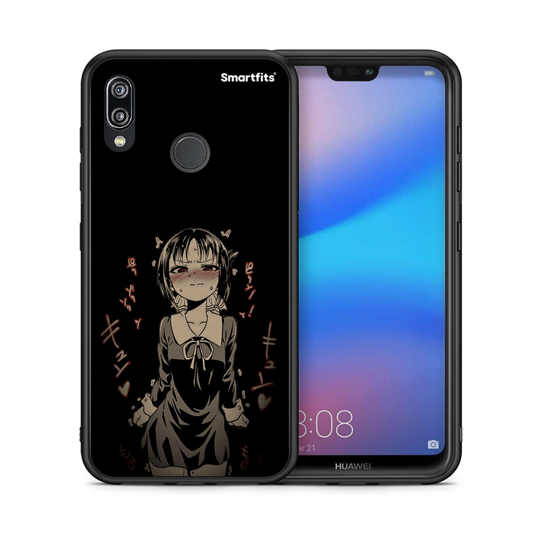 Θήκη Huawei P20 Lite Anime Girl από τη Smartfits με σχέδιο στο πίσω μέρος και μαύρο περίβλημα | Huawei P20 Lite Anime Girl case with colorful back and black bezels