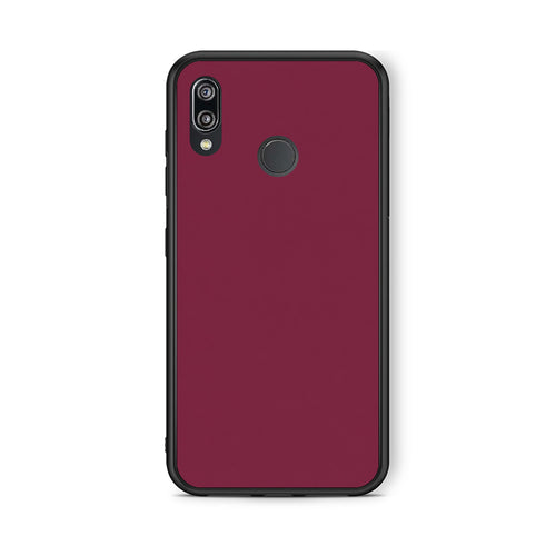 Θήκη Huawei P20 Lite Burgundy από τη Smartfits με σχέδιο στο πίσω μέρος και μαύρο περίβλημα | Huawei P20 Lite Burgundy case with colorful back and black bezels