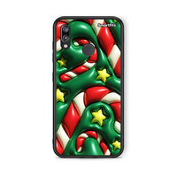 Thumbnail for Huawei P20 Lite Christmas Bubbles θήκη από τη Smartfits με σχέδιο στο πίσω μέρος και μαύρο περίβλημα | Smartphone case with colorful back and black bezels by Smartfits