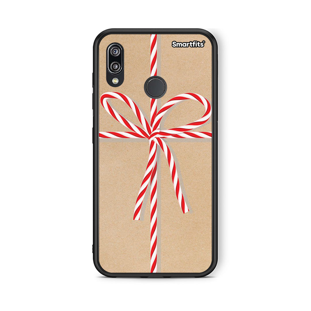 Huawei P20 Lite Christmas Gift θήκη από τη Smartfits με σχέδιο στο πίσω μέρος και μαύρο περίβλημα | Smartphone case with colorful back and black bezels by Smartfits