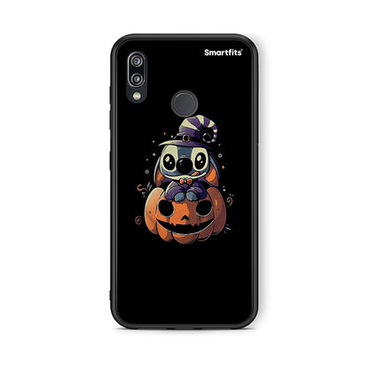 Huawei P20 Lite Halloween Stitch θήκη από τη Smartfits με σχέδιο στο πίσω μέρος και μαύρο περίβλημα | Smartphone case with colorful back and black bezels by Smartfits