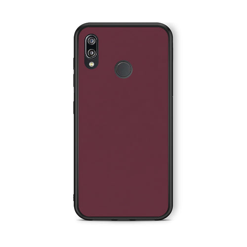 Θήκη Huawei P20 Lite Muted Burgundy από τη Smartfits με σχέδιο στο πίσω μέρος και μαύρο περίβλημα | Huawei P20 Lite Muted Burgundy case with colorful back and black bezels
