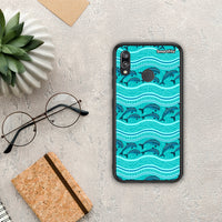 Thumbnail for Swimming Dolphins - Huawei P20 Lite θήκη