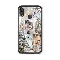 Thumbnail for Huawei P20 Lite White Christmas θήκη από τη Smartfits με σχέδιο στο πίσω μέρος και μαύρο περίβλημα | Smartphone case with colorful back and black bezels by Smartfits