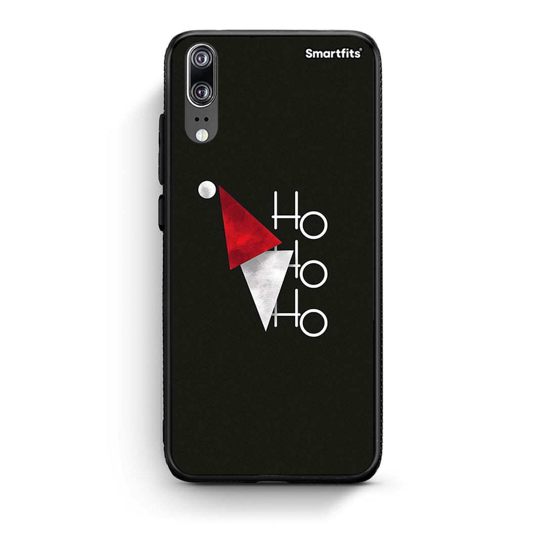 Huawei P20 Minimal Christmas θήκη από τη Smartfits με σχέδιο στο πίσω μέρος και μαύρο περίβλημα | Smartphone case with colorful back and black bezels by Smartfits