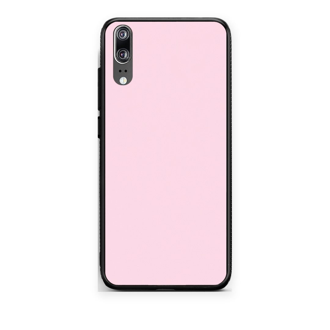 Θήκη Huawei P20 Pale Pink από τη Smartfits με σχέδιο στο πίσω μέρος και μαύρο περίβλημα | Huawei P20 Pale Pink case with colorful back and black bezels