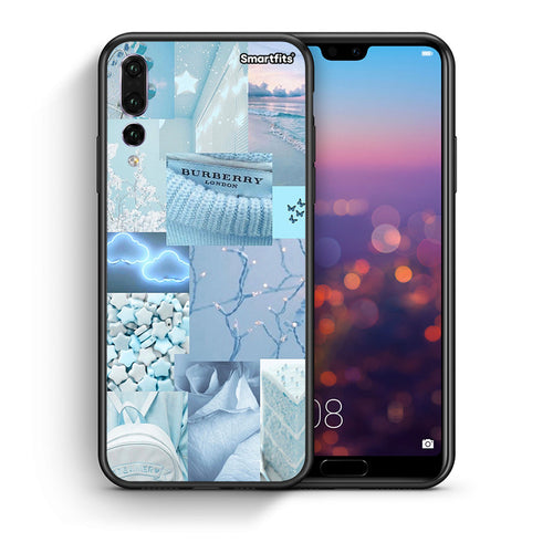Θήκη Huawei P20 Pro Ciel Aesthetic Collage από τη Smartfits με σχέδιο στο πίσω μέρος και μαύρο περίβλημα | Huawei P20 Pro Ciel Aesthetic Collage case with colorful back and black bezels