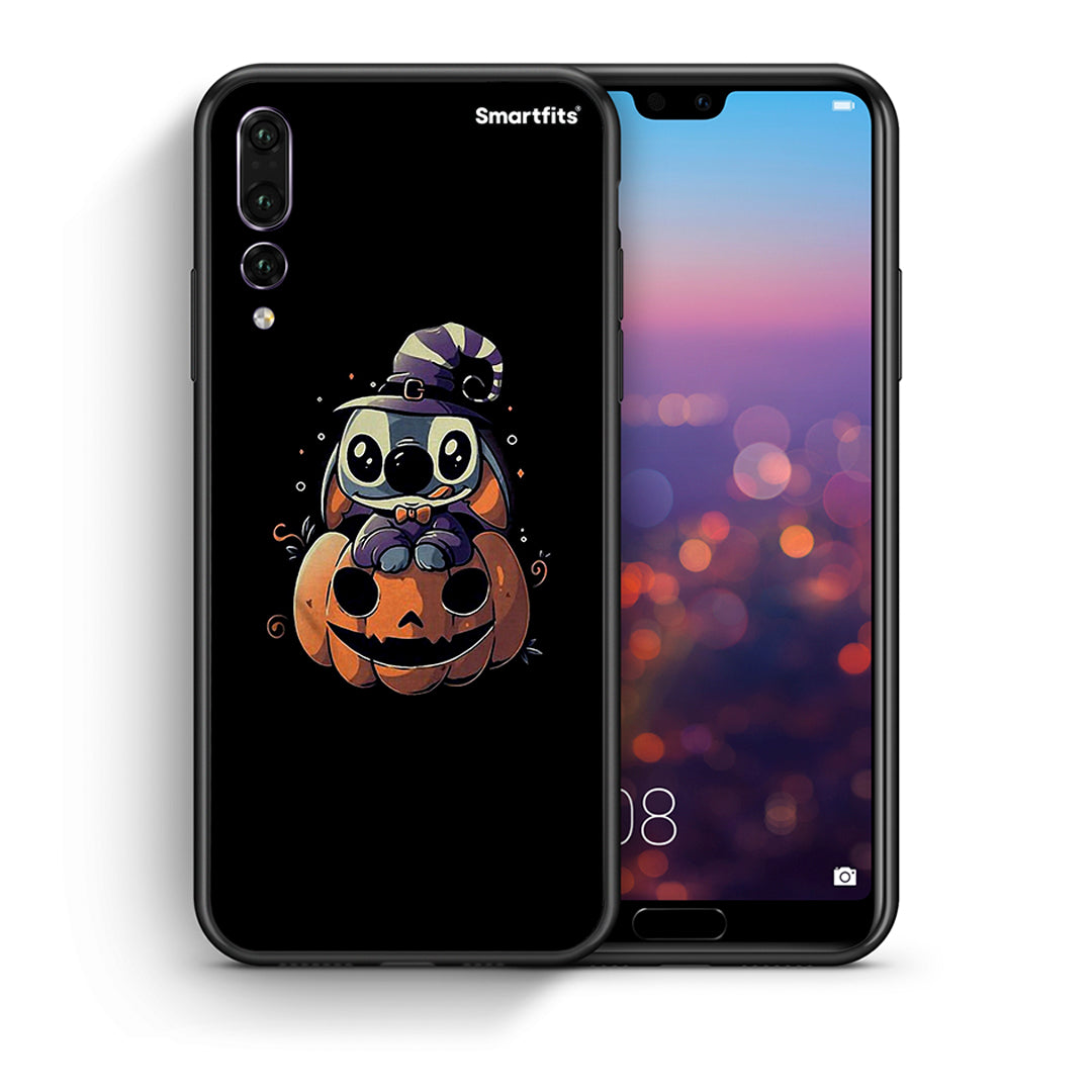 Θήκη Huawei P20 Pro Halloween Stitch από τη Smartfits με σχέδιο στο πίσω μέρος και μαύρο περίβλημα | Huawei P20 Pro Halloween Stitch case with colorful back and black bezels