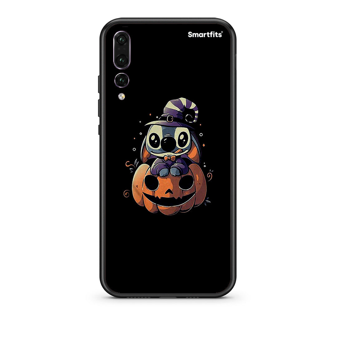 huawei p20 pro Halloween Stitch θήκη από τη Smartfits με σχέδιο στο πίσω μέρος και μαύρο περίβλημα | Smartphone case with colorful back and black bezels by Smartfits