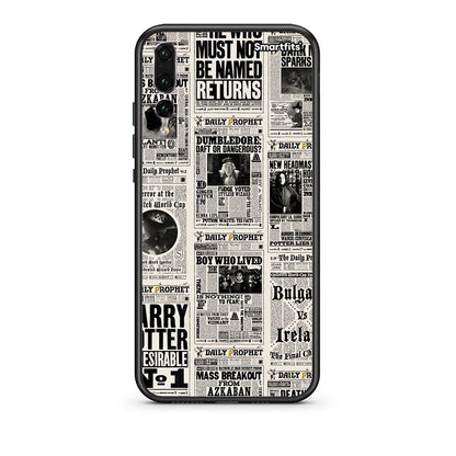huawei p20 pro Harry Paper θήκη από τη Smartfits με σχέδιο στο πίσω μέρος και μαύρο περίβλημα | Smartphone case with colorful back and black bezels by Smartfits