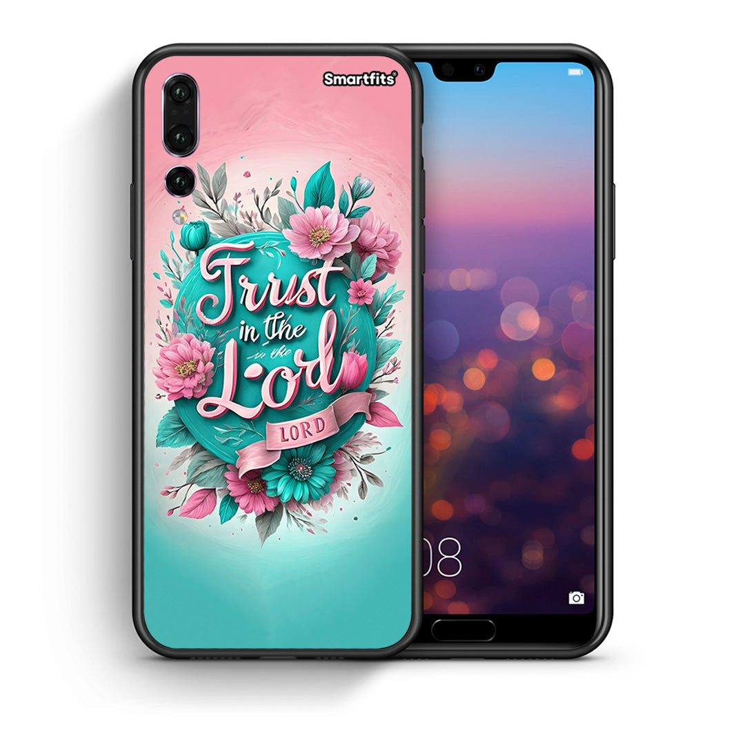 Θήκη Huawei P20 Pro Lord Trust από τη Smartfits με σχέδιο στο πίσω μέρος και μαύρο περίβλημα | Huawei P20 Pro Lord Trust case with colorful back and black bezels