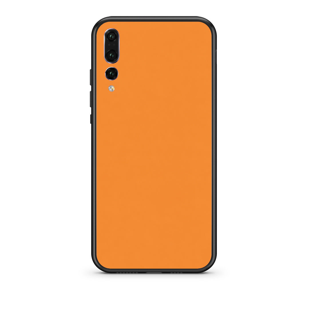 Θήκη Huawei P20 Pro Tangerine Orange από τη Smartfits με σχέδιο στο πίσω μέρος και μαύρο περίβλημα | Huawei P20 Pro Tangerine Orange case with colorful back and black bezels