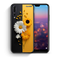 Thumbnail for Θήκη Huawei P20 Pro Yellow Daisies από τη Smartfits με σχέδιο στο πίσω μέρος και μαύρο περίβλημα | Huawei P20 Pro Yellow Daisies case with colorful back and black bezels