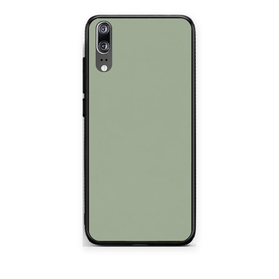 Θήκη Huawei P20 Sage Green από τη Smartfits με σχέδιο στο πίσω μέρος και μαύρο περίβλημα | Huawei P20 Sage Green case with colorful back and black bezels