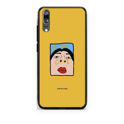 Θήκη Huawei P20 So Cool από τη Smartfits με σχέδιο στο πίσω μέρος και μαύρο περίβλημα | Huawei P20 So Cool case with colorful back and black bezels