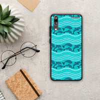 Thumbnail for Swimming Dolphins - Huawei P20 θήκη