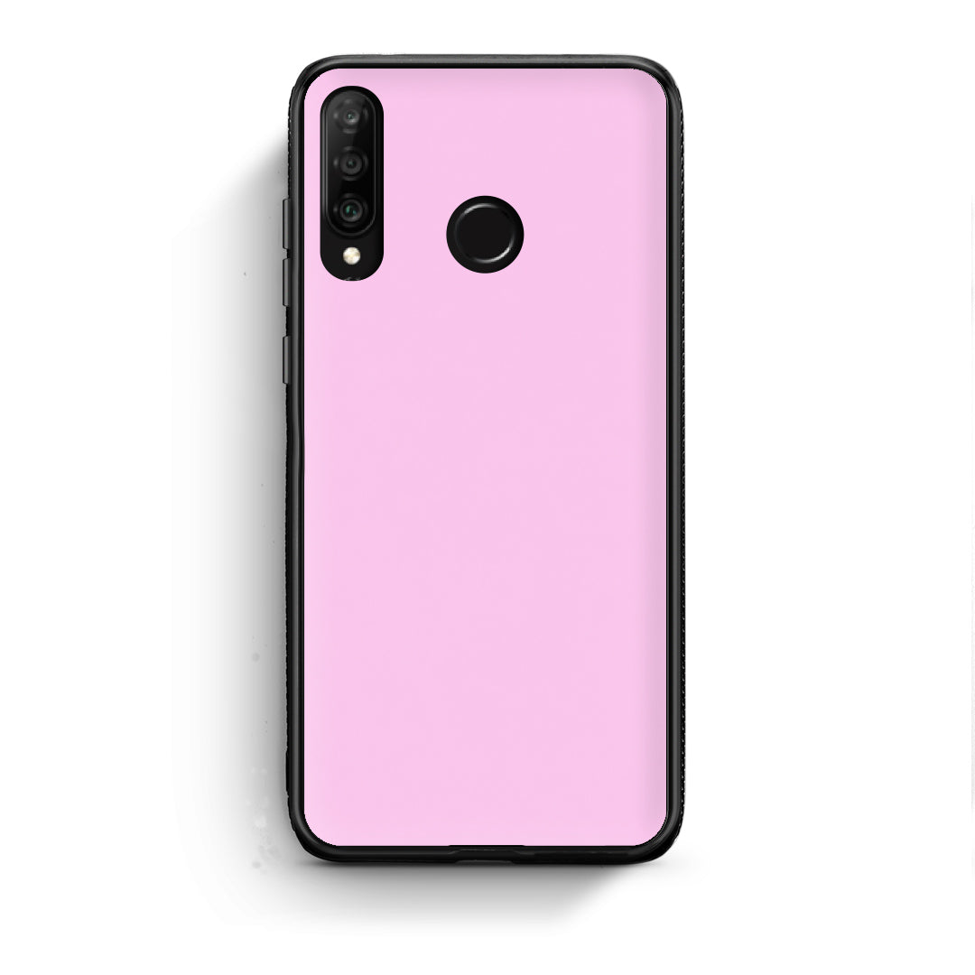 Θήκη Huawei P30 Lite Cotton Candy Pink από τη Smartfits με σχέδιο στο πίσω μέρος και μαύρο περίβλημα | Huawei P30 Lite Cotton Candy Pink case with colorful back and black bezels