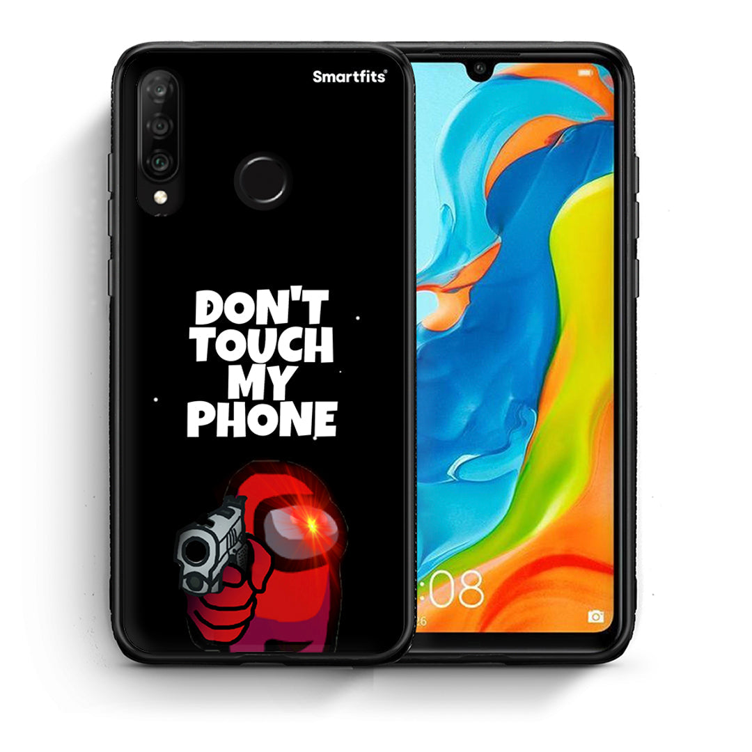 Θήκη Huawei P30 Lite My Phone από τη Smartfits με σχέδιο στο πίσω μέρος και μαύρο περίβλημα | Huawei P30 Lite My Phone case with colorful back and black bezels