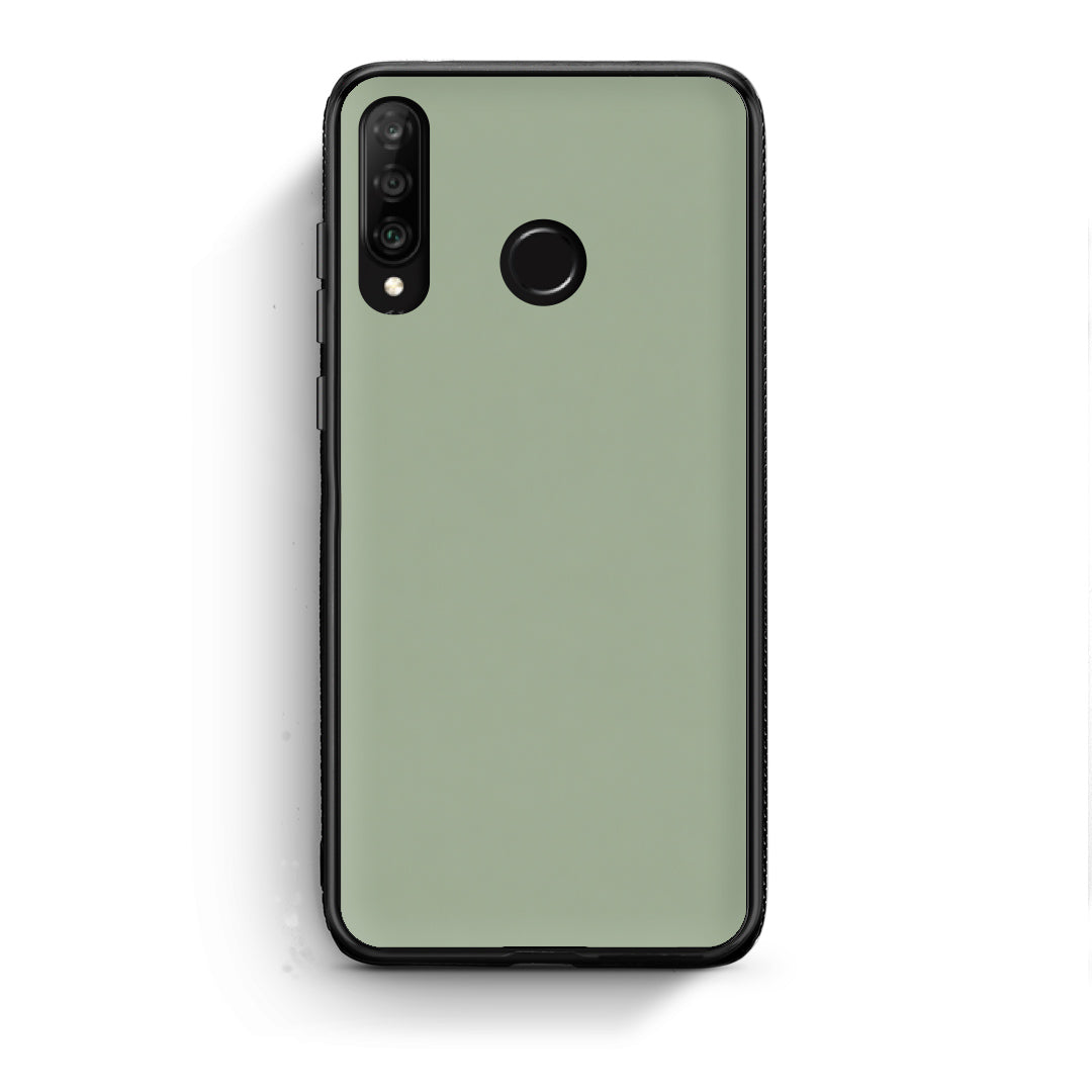Θήκη Huawei P30 Lite Sage Green από τη Smartfits με σχέδιο στο πίσω μέρος και μαύρο περίβλημα | Huawei P30 Lite Sage Green case with colorful back and black bezels