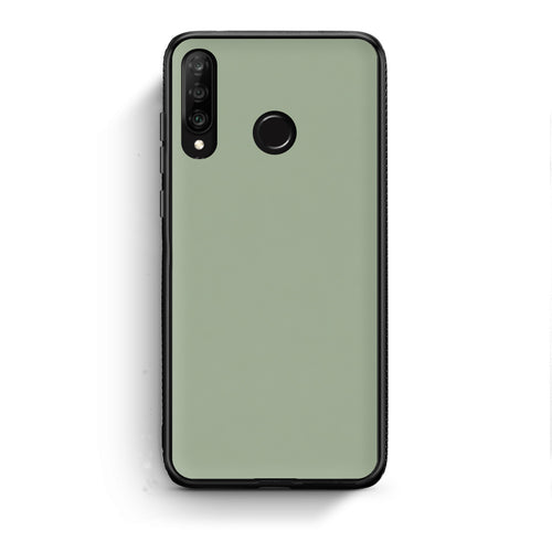 Θήκη Huawei P30 Lite Sage Green από τη Smartfits με σχέδιο στο πίσω μέρος και μαύρο περίβλημα | Huawei P30 Lite Sage Green case with colorful back and black bezels