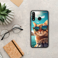 Thumbnail for Summer Cat - Huawei P30 Lite θήκη