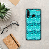 Thumbnail for Swimming Dolphins - Huawei P30 Lite θήκη