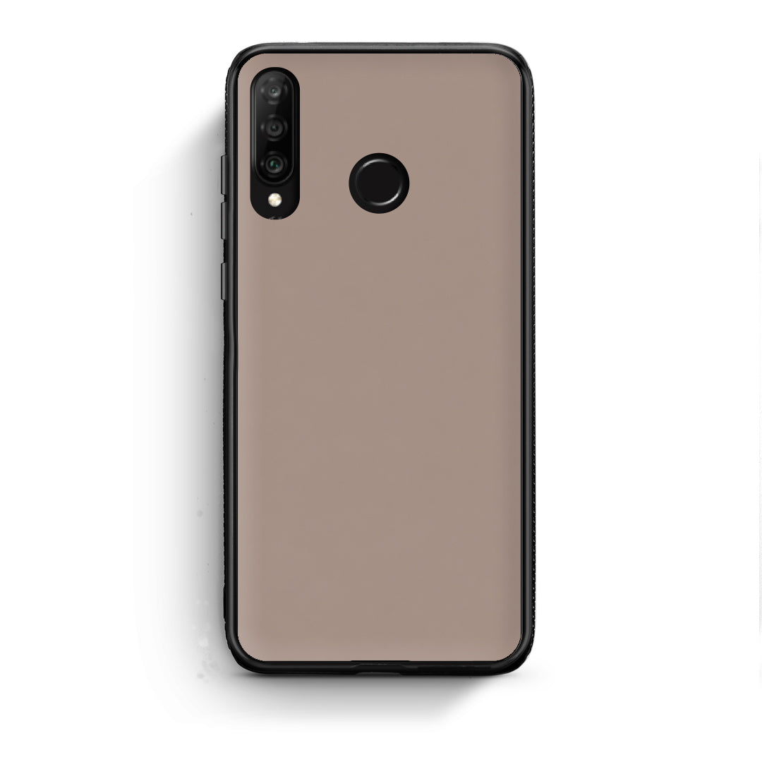 Θήκη Huawei P30 Lite Warm Taupe από τη Smartfits με σχέδιο στο πίσω μέρος και μαύρο περίβλημα | Huawei P30 Lite Warm Taupe case with colorful back and black bezels