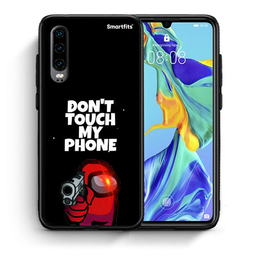 Θήκη Huawei P30 My Phone από τη Smartfits με σχέδιο στο πίσω μέρος και μαύρο περίβλημα | Huawei P30 My Phone case with colorful back and black bezels