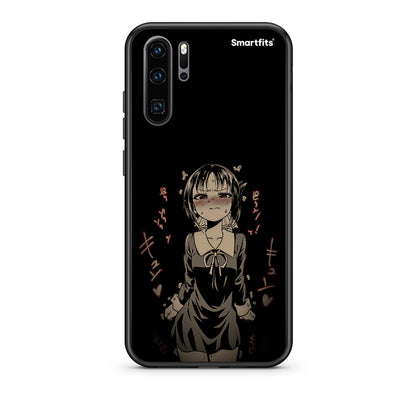 Huawei P30 Pro Anime Girl θήκη από τη Smartfits με σχέδιο στο πίσω μέρος και μαύρο περίβλημα | Smartphone case with colorful back and black bezels by Smartfits