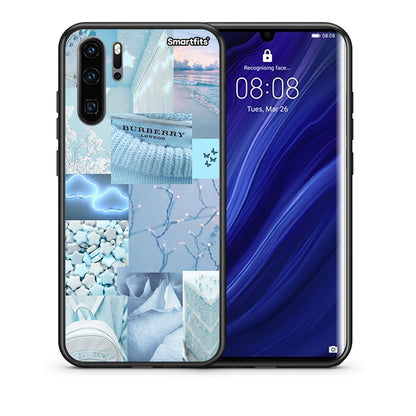 Θήκη Huawei P30 Pro Ciel Aesthetic Collage από τη Smartfits με σχέδιο στο πίσω μέρος και μαύρο περίβλημα | Huawei P30 Pro Ciel Aesthetic Collage case with colorful back and black bezels