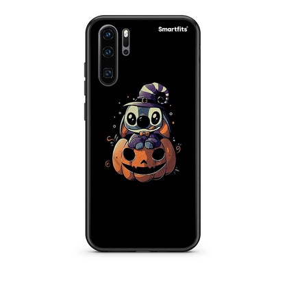Huawei P30 Pro Halloween Stitch θήκη από τη Smartfits με σχέδιο στο πίσω μέρος και μαύρο περίβλημα | Smartphone case with colorful back and black bezels by Smartfits