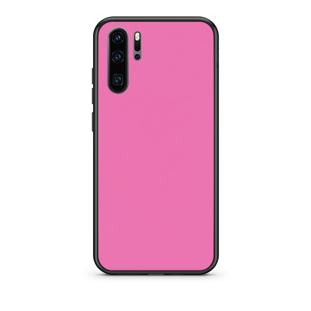 Θήκη Huawei P30 Pro Rose Pink από τη Smartfits με σχέδιο στο πίσω μέρος και μαύρο περίβλημα | Huawei P30 Pro Rose Pink case with colorful back and black bezels