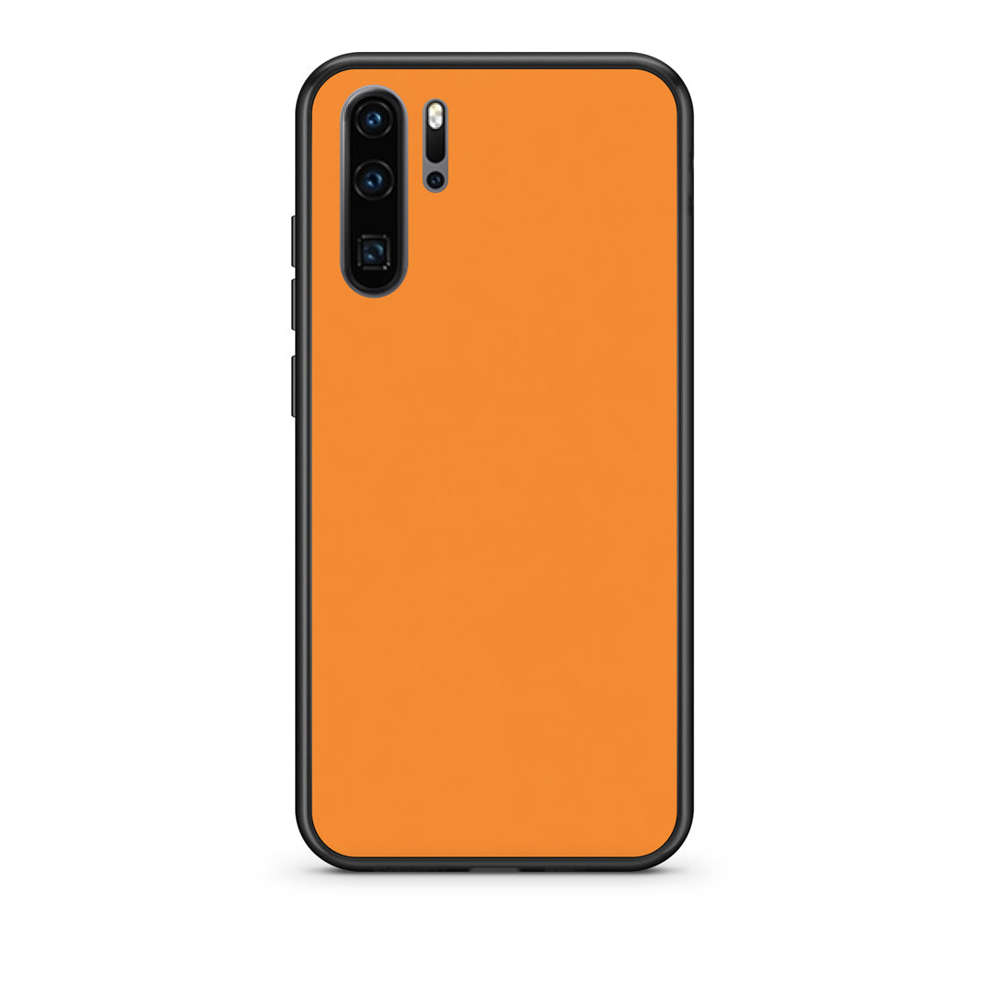 Θήκη Huawei P30 Pro Tangerine Orange από τη Smartfits με σχέδιο στο πίσω μέρος και μαύρο περίβλημα | Huawei P30 Pro Tangerine Orange case with colorful back and black bezels