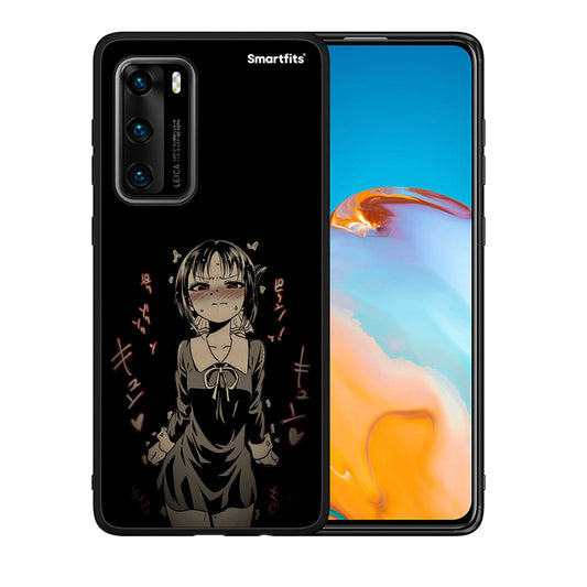 Θήκη Huawei P40 Anime Girl από τη Smartfits με σχέδιο στο πίσω μέρος και μαύρο περίβλημα | Huawei P40 Anime Girl case with colorful back and black bezels