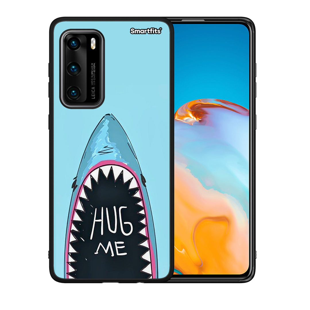 Θήκη Huawei P40 Hug Me από τη Smartfits με σχέδιο στο πίσω μέρος και μαύρο περίβλημα | Huawei P40 Hug Me case with colorful back and black bezels