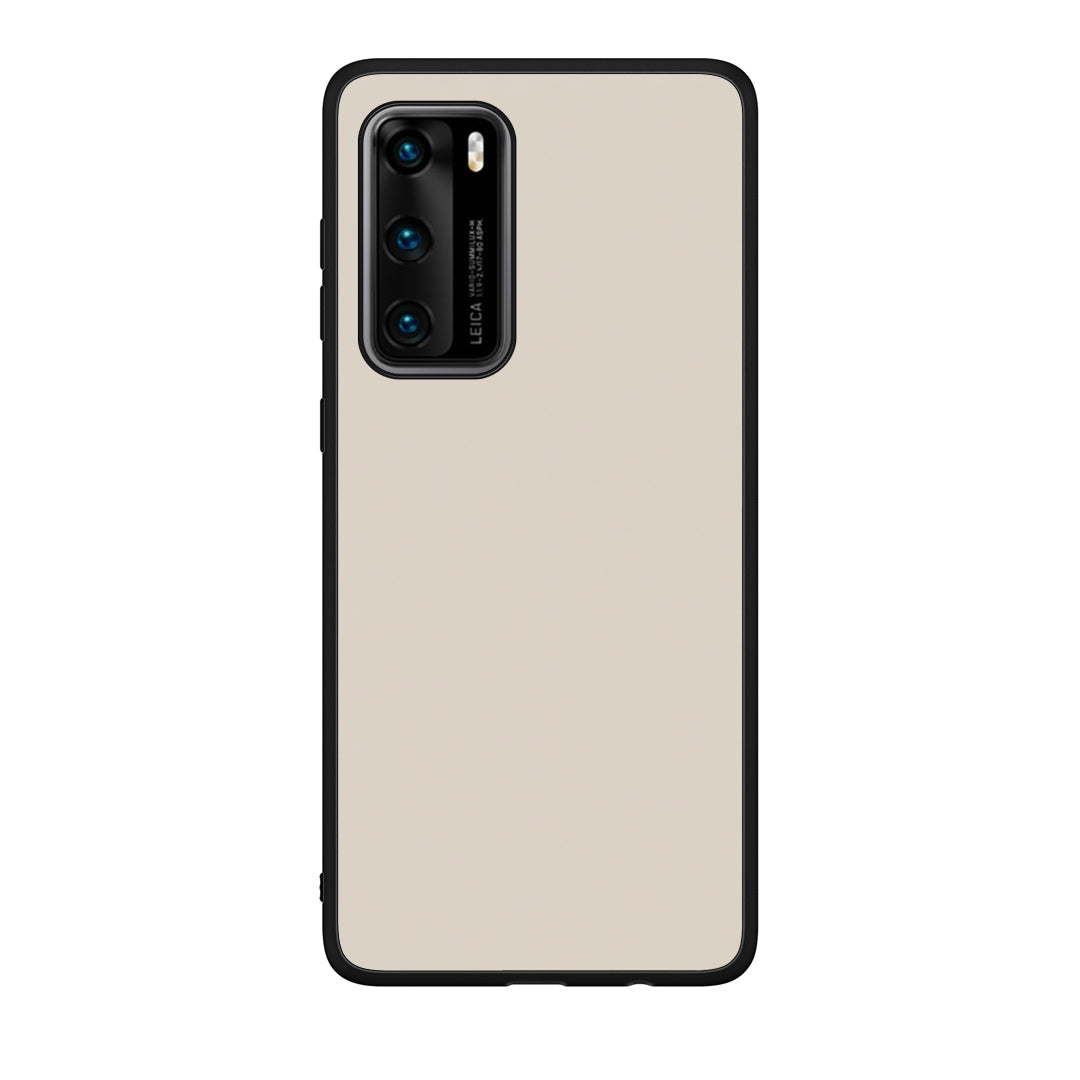 Θήκη Huawei P40 Ivory Beige από τη Smartfits με σχέδιο στο πίσω μέρος και μαύρο περίβλημα | Huawei P40 Ivory Beige case with colorful back and black bezels