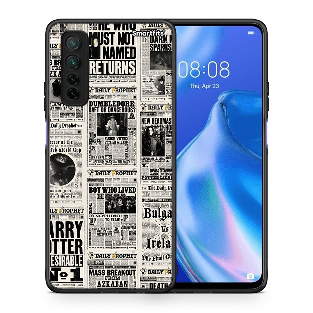 Θήκη Huawei P40 Lite 5G Harry Paper από τη Smartfits με σχέδιο στο πίσω μέρος και μαύρο περίβλημα | Huawei P40 Lite 5G Harry Paper Case with Colorful Back and Black Bezels