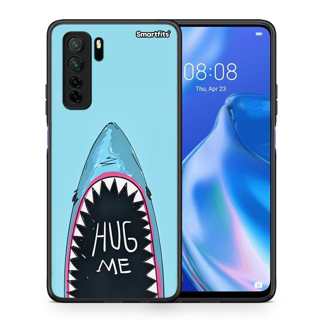 Θήκη Huawei P40 Lite 5G Hug Me από τη Smartfits με σχέδιο στο πίσω μέρος και μαύρο περίβλημα | Huawei P40 Lite 5G Hug Me Case with Colorful Back and Black Bezels