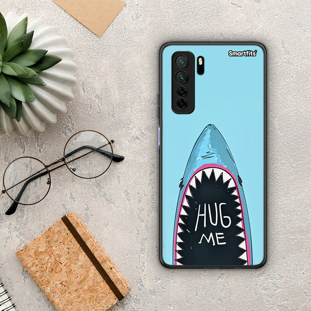 Θήκη Huawei P40 Lite 5G Hug Me από τη Smartfits με σχέδιο στο πίσω μέρος και μαύρο περίβλημα | Huawei P40 Lite 5G Hug Me Case with Colorful Back and Black Bezels