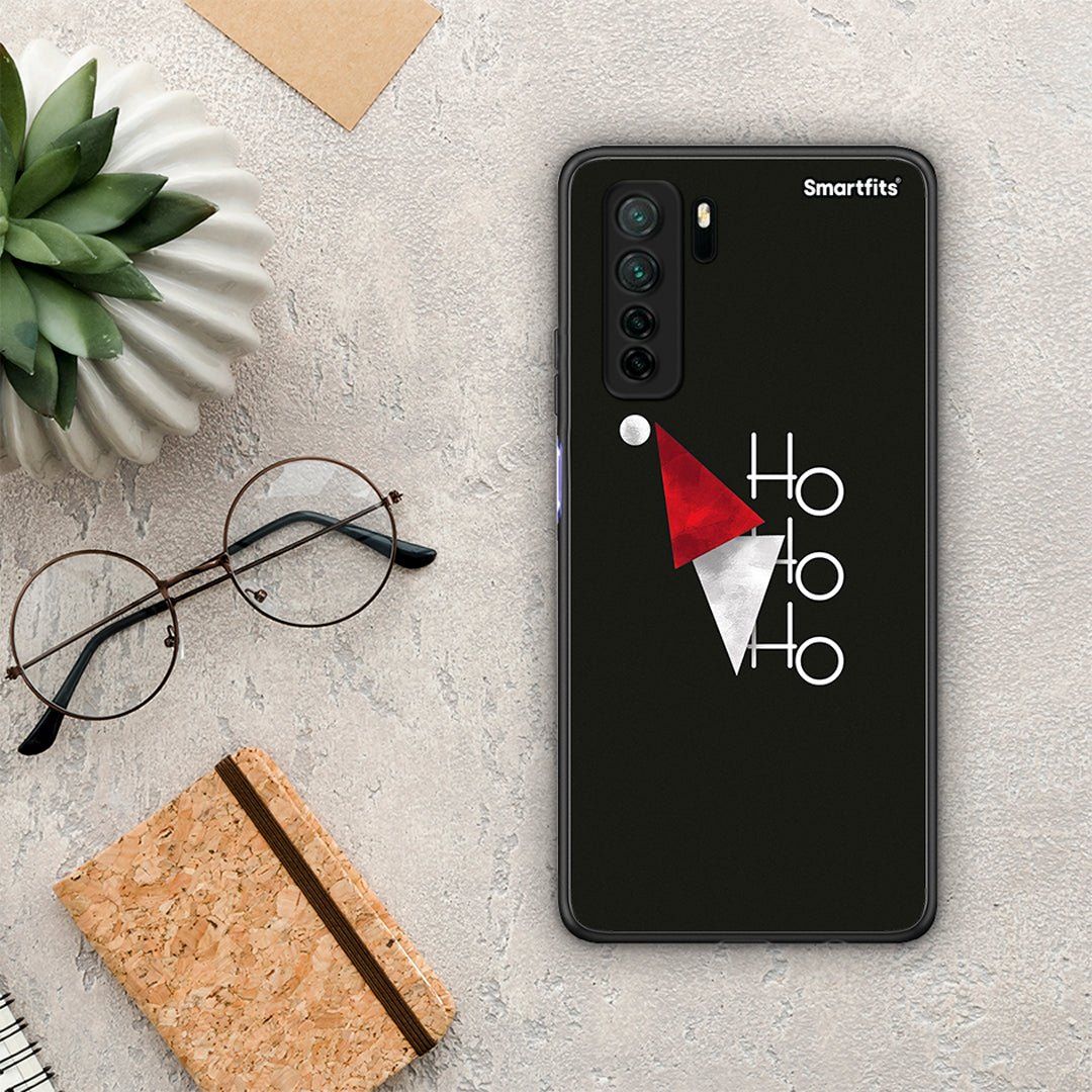 Θήκη Huawei P40 Lite 5G Minimal Christmas από τη Smartfits με σχέδιο στο πίσω μέρος και μαύρο περίβλημα | Huawei P40 Lite 5G Minimal Christmas Case with Colorful Back and Black Bezels