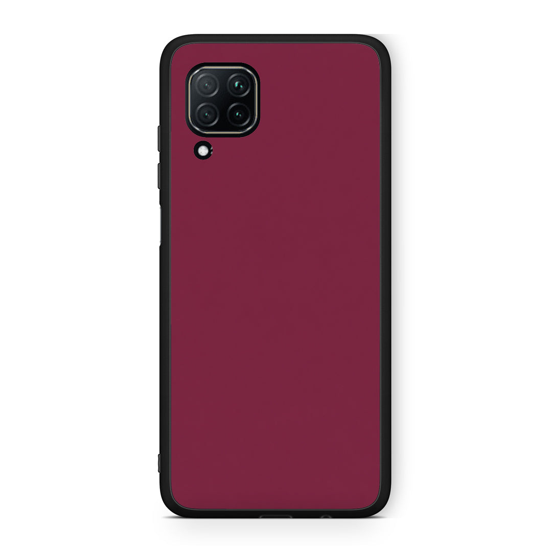 Θήκη Huawei P40 Lite Burgundy από τη Smartfits με σχέδιο στο πίσω μέρος και μαύρο περίβλημα | Huawei P40 Lite Burgundy case with colorful back and black bezels