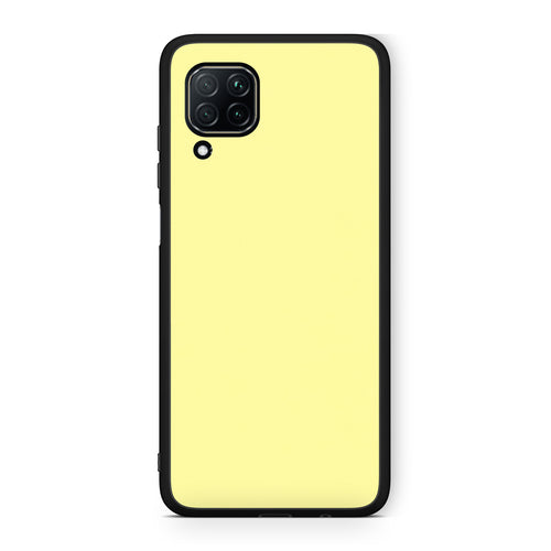 Θήκη Huawei P40 Lite Butter Yellow από τη Smartfits με σχέδιο στο πίσω μέρος και μαύρο περίβλημα | Huawei P40 Lite Butter Yellow case with colorful back and black bezels
