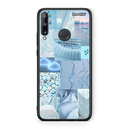 Huawei P40 Lite E Ciel Aesthetic Collage θήκη από τη Smartfits με σχέδιο στο πίσω μέρος και μαύρο περίβλημα | Smartphone case with colorful back and black bezels by Smartfits