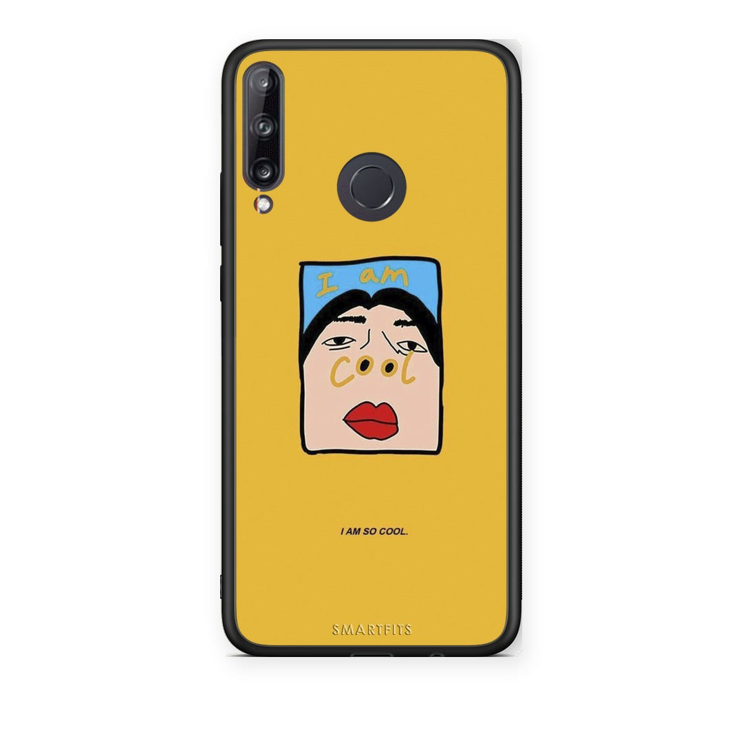 Θήκη Huawei P40 Lite E So Cool από τη Smartfits με σχέδιο στο πίσω μέρος και μαύρο περίβλημα | Huawei P40 Lite E So Cool case with colorful back and black bezels