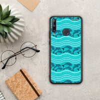 Thumbnail for Swimming Dolphins - Huawei P40 Lite E θήκη