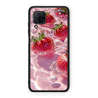 Thumbnail for Huawei P40 Lite Juicy Strawberries θήκη από τη Smartfits με σχέδιο στο πίσω μέρος και μαύρο περίβλημα | Smartphone case with colorful back and black bezels by Smartfits
