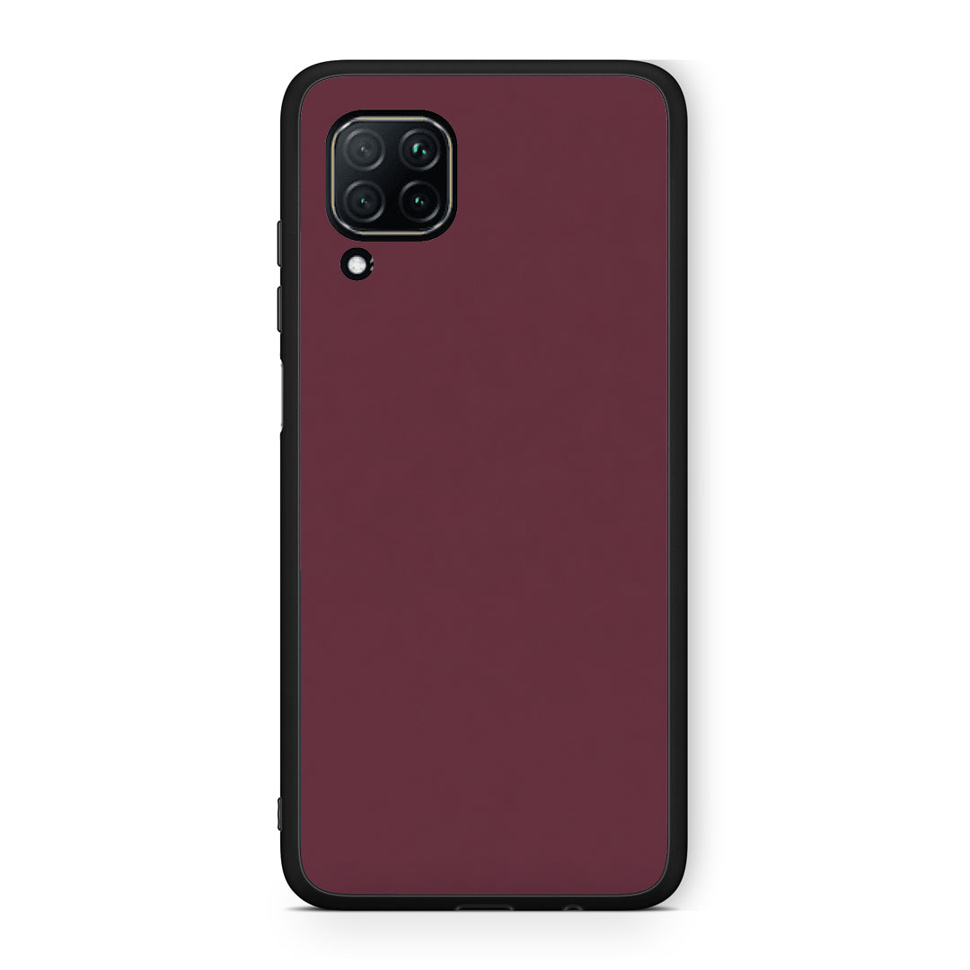 Θήκη Huawei P40 Lite Muted Burgundy από τη Smartfits με σχέδιο στο πίσω μέρος και μαύρο περίβλημα | Huawei P40 Lite Muted Burgundy case with colorful back and black bezels