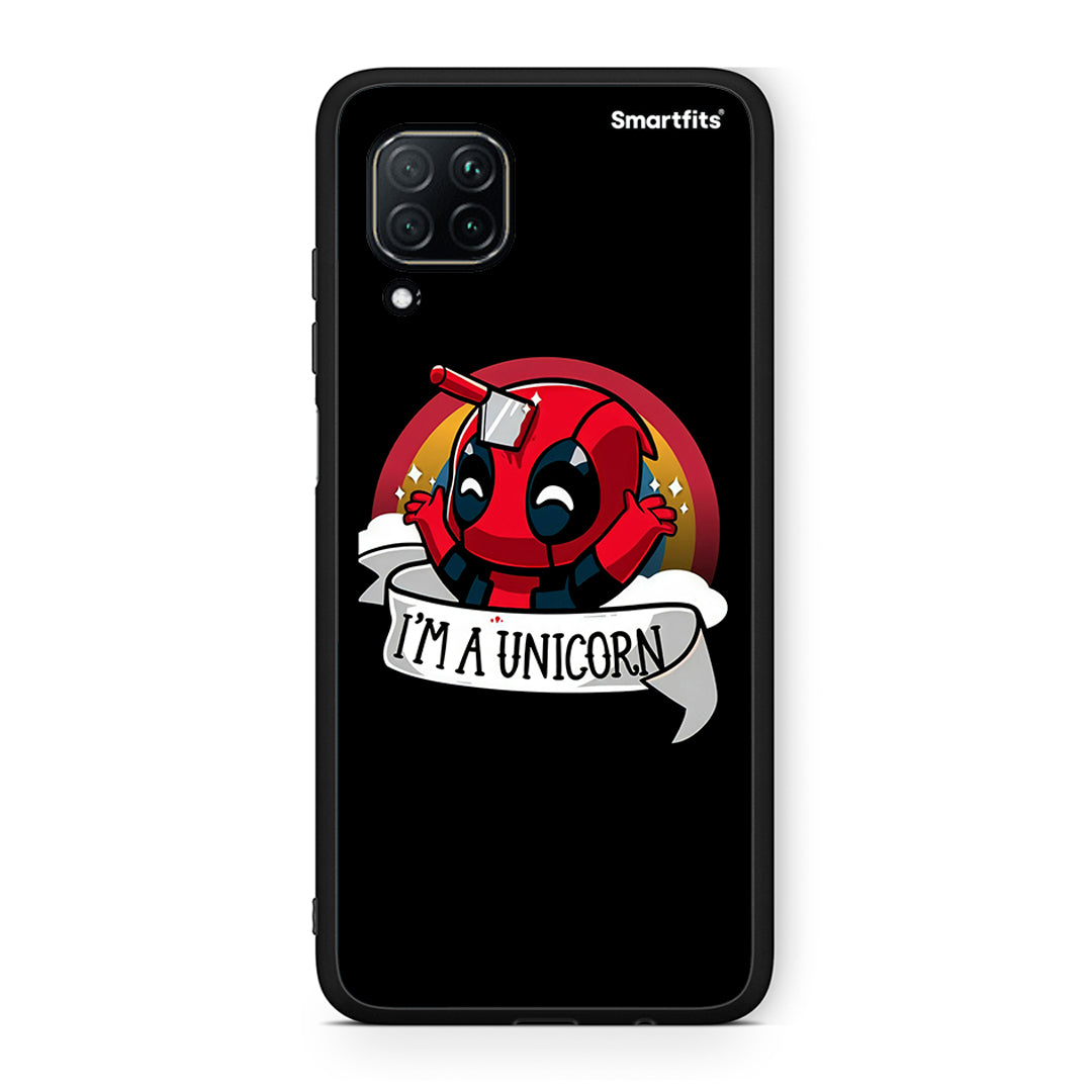 Huawei P40 Lite Unicorn Deadpool θήκη από τη Smartfits με σχέδιο στο πίσω μέρος και μαύρο περίβλημα | Smartphone case with colorful back and black bezels by Smartfits